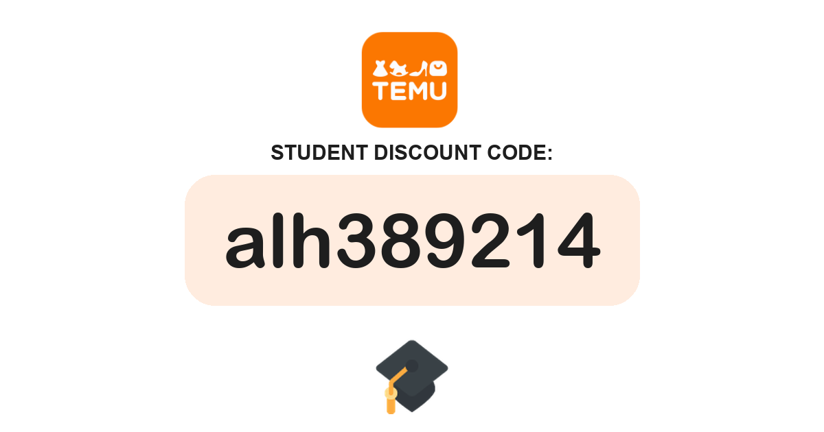 Temu Student Discount Coupon Code, bundle deal, recently verified